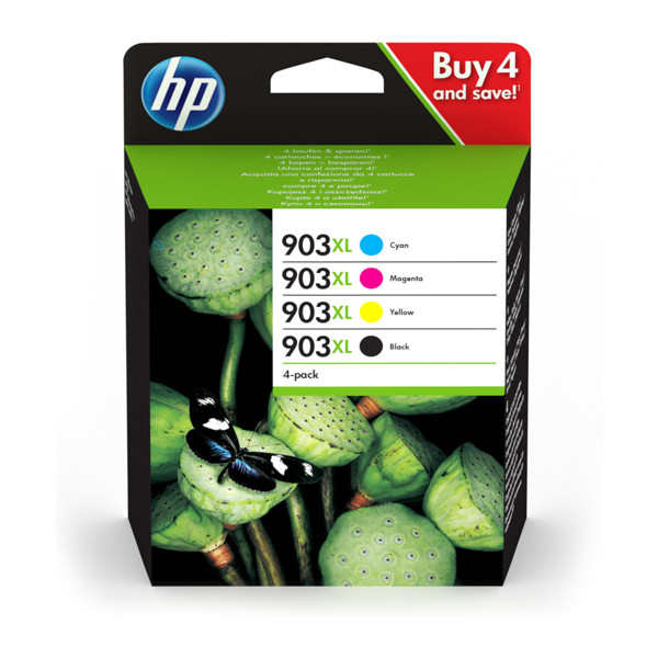 HP 903XL (3HZ51AE) BK/C/M/Y ink cartridge 4-pack (original HP) 3HZ51AE 160186 - 1