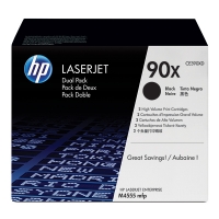 HP 90X (CE390XD) high-capacity black toner 2-pack (original HP) 054122