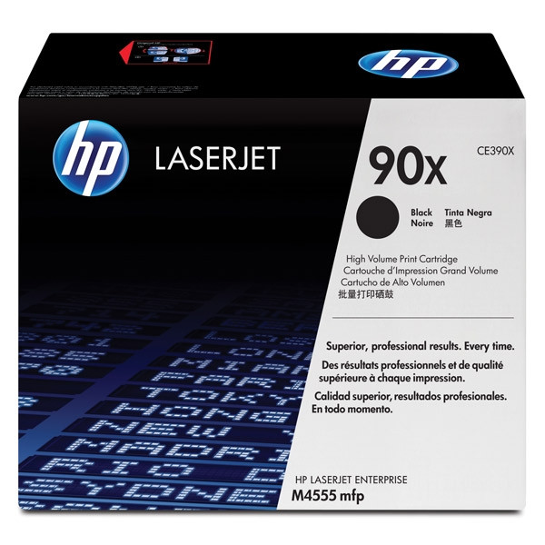 HP 90X (CE390X) high capacity black toner (original HP) CE390X 054030 - 1