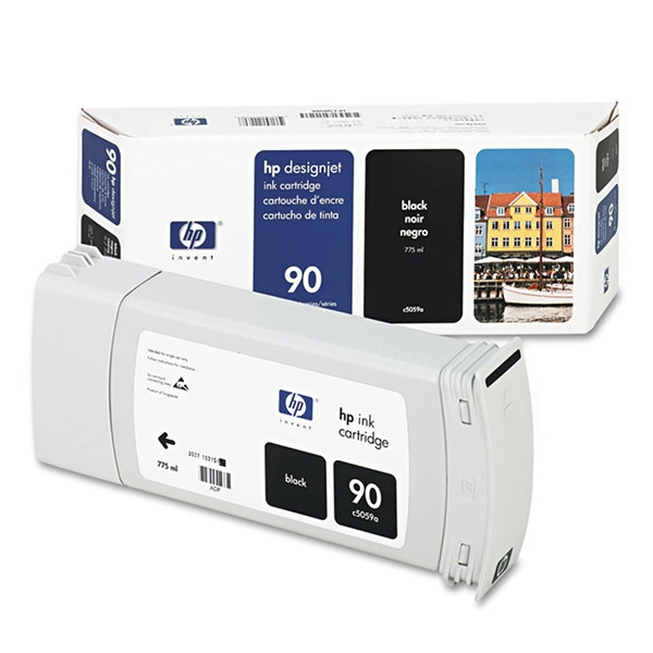 HP 90 (C5059A) high-capacity black ink cartridge (original HP) 030622 - 1