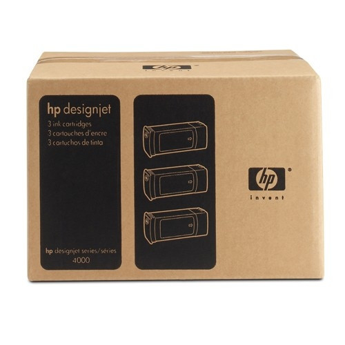 HP 90 (C5083A) cyan Ink Cartridges 3-pack, 400ml (original HP) C5083A 030674 - 1