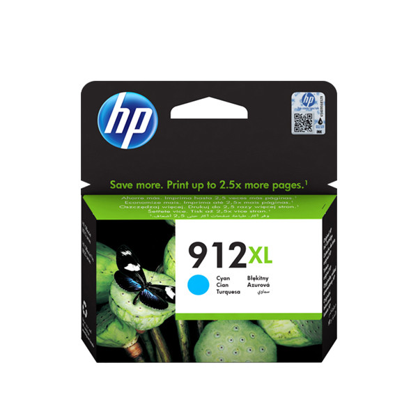 HP 912XL (3YL81AE) high capacity cyan ink cartridge (original HP) 3YL81AE 055424 - 1
