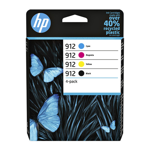 HP 912 (6ZC74AE) BK/C/M/Y ink cartridge 4-pack (original HP) 6ZC74AE 044716 - 1
