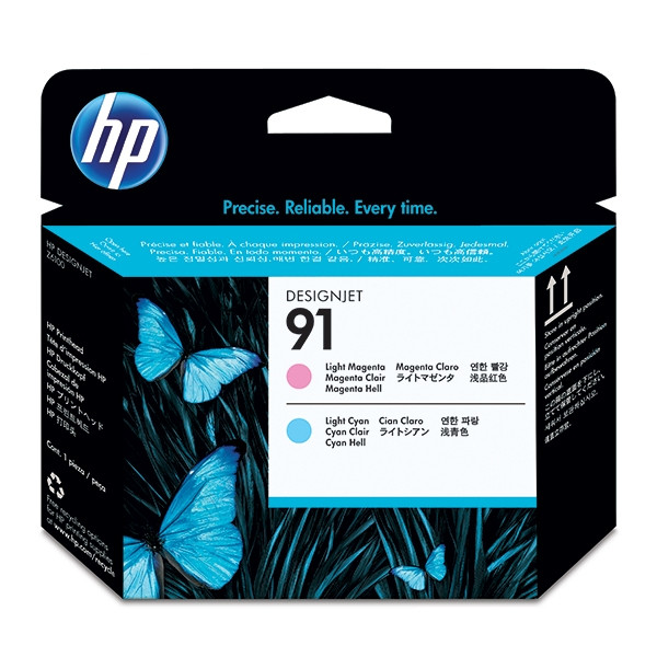 HP 91 (C9462A) light magenta and light cyan print-head (original HP) C9462A 030944 - 1