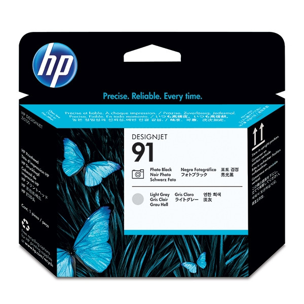 HP 91 (C9463A) photo black and light grey print-head (original HP) C9463A 030946 - 1