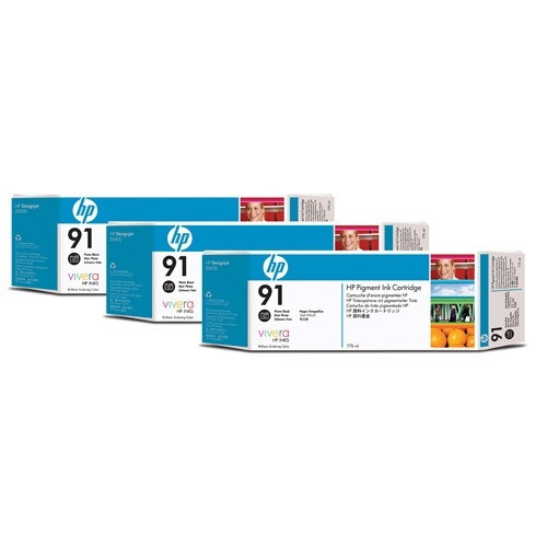 HP 91 (C9481A) photo black ink cartridge 3-pack (original HP) C9481A 030926 - 1