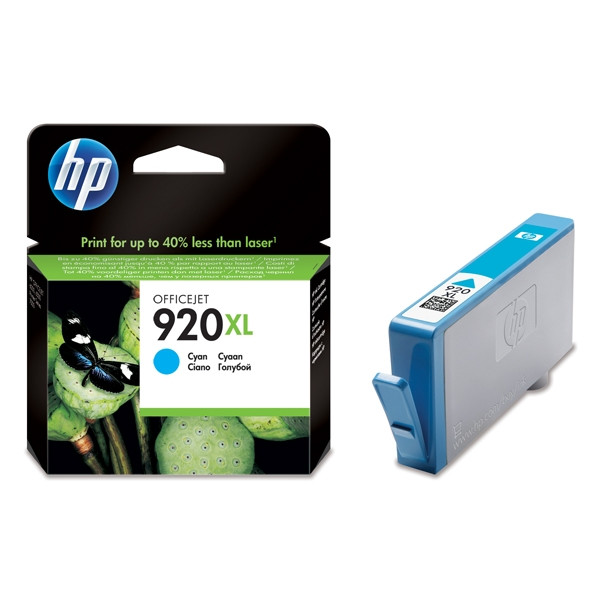 HP 920XL (CD972AE) high capacity cyan ink cartridge (original HP) CD972AE 044018 - 1
