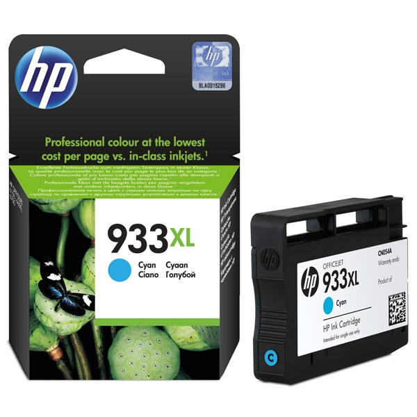 HP 933XL (CN054AE) high capacity cyan ink cartridge (original HP) CN054AE 044148 - 1