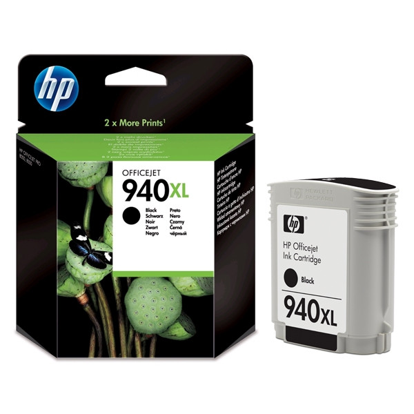 HP 940XL (C4906AE) high capacity black ink cartridge (original HP) C4906AE 044002 - 1