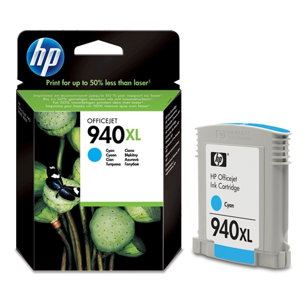 HP 940XL (C4907AE) high capacity cyan ink cartridge (original HP) C4907AE 044004 - 1