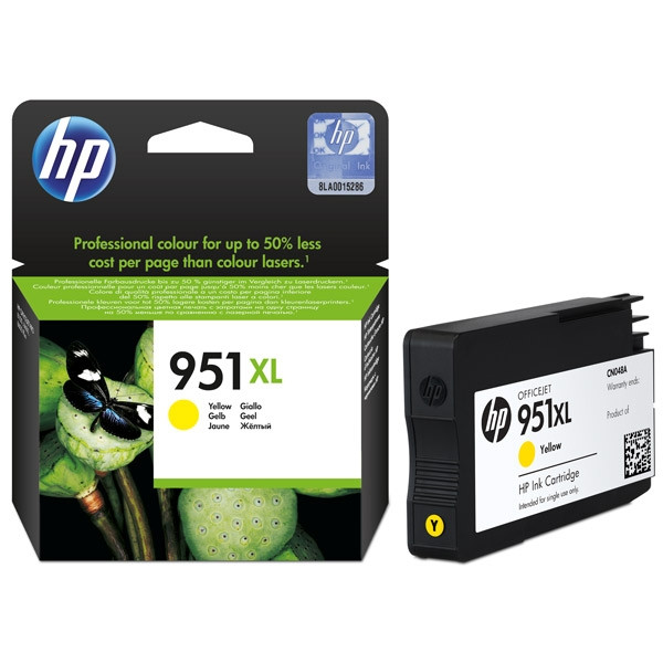 HP 951XL (CN048AE) high capacity yellow ink cartridge (original HP) CN048AE 044140 - 1