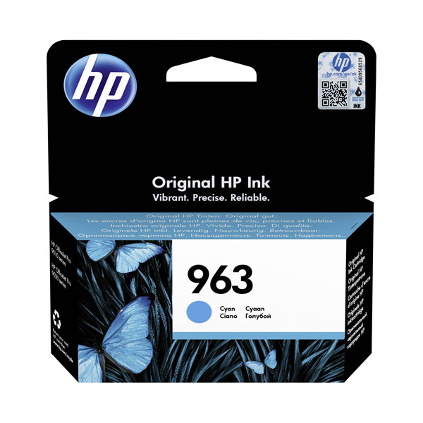 HP 963 (3JA23AE) cyan ink cartridge (original HP) 3JA23AE 055376 - 1