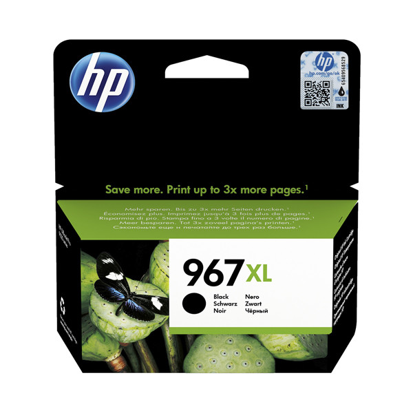 HP 967XL (3JA31AE) high capacity black ink cartridge (original HP) 3JA31AE 055390 - 1