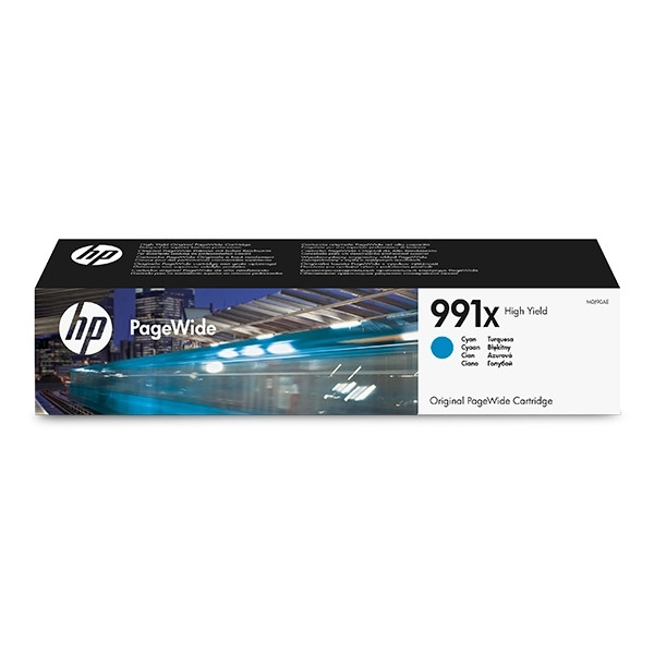 HP 991X (M0J90AE) high capacity cyan ink cartridge (original HP) M0J90AE 030586 - 1