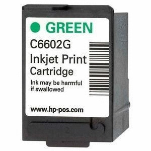 HP C6602G green ink cartridge (original HP) C6602G 030956 - 1