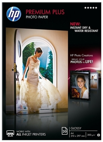 HP CR672A Premium Plus Glossy Photo Paper A4 (20 sheets) CR672A 064960 - 1