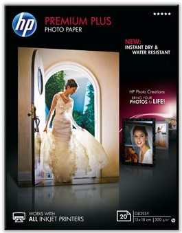HP CR676A Premium Plus Glossy Photo Paper 13x18 (20 sheets) CR676A 064970 - 1