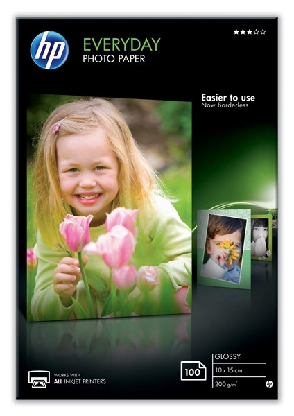 HP CR757A Everyday Glossy Photo Paper 10x15 (100 sheets) CR757A 064972 - 1