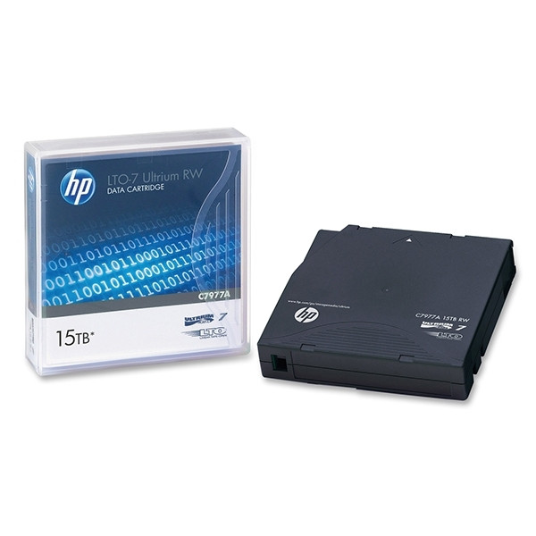 HP LTO7 (C7977A) Ultrium RW data cartridge 15TB C7977A 098705 - 1