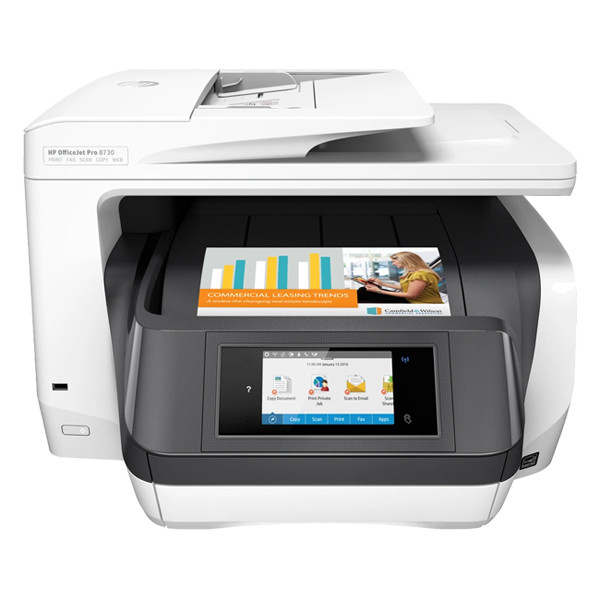 HP OfficeJet Pro 8730 All-in-One A4 Inkjet Printer with WiFi (4 in 1) D9L20AA80 841141 - 1