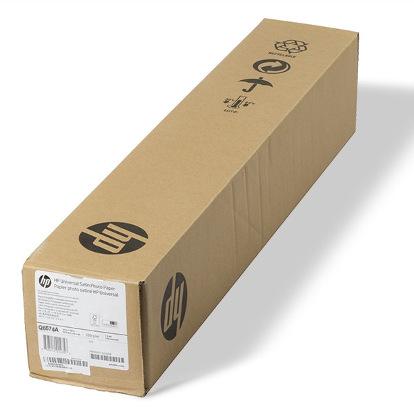 HP Q6574A, 200gsm, 610mm, 30.5m roll, Universal Instant Dry Gloss Photo Paper Q6574A 151088 - 1