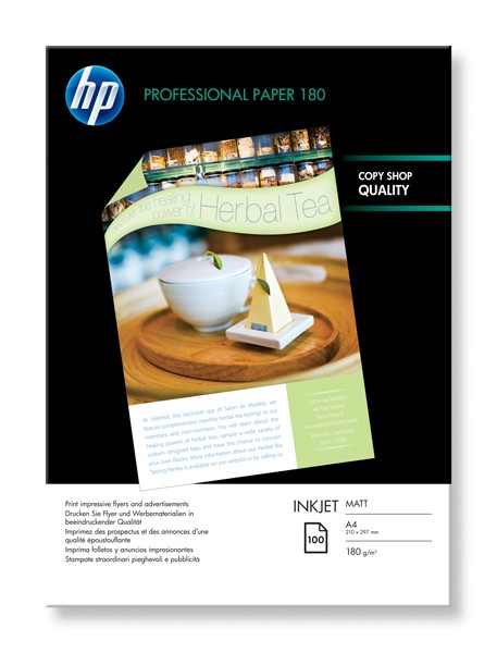 HP Q6592A, 180gsm, A4, Professional matte paper (25 sheets)  065116 - 1