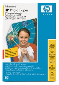 HP Q8692A Advanced Glossy Photo Paper 250g 10 x 15cm borderless (100 sheets) Q8692A 064864
