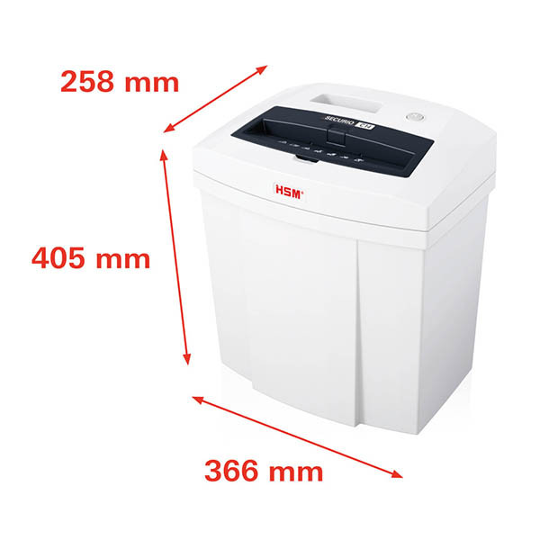 P2 paper shredder | HSM Securio C14 strip-cut 213428 - 2