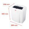 P2 paper shredder | HSM Securio C14 strip-cut 213428 - 2