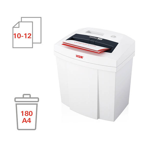 P2 paper shredder | HSM Securio C14 strip-cut 213428 - 3