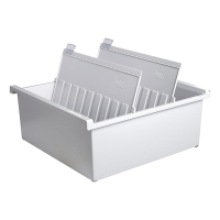 Index card box (A4, light grey) | extra wide | HAN
