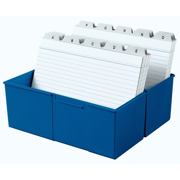 Index card box (A5) | HAN | blue 218028 - 1