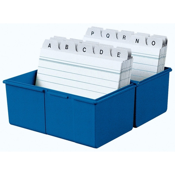 Index card box (A7, blue) | HAN 218044 - 1