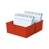 Index card box (A7, red) | HAN 218046 - 1