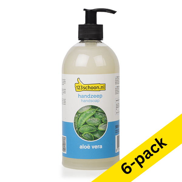 Hand soap 500ml | 123ink ECO Soft Aloe Vera | 6-pack SDR06202 - 1