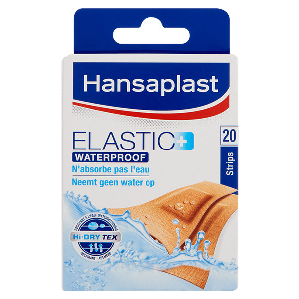 Plasters | Hansaplast Elastic Waterproof | 20-pack SHA00113 - 1