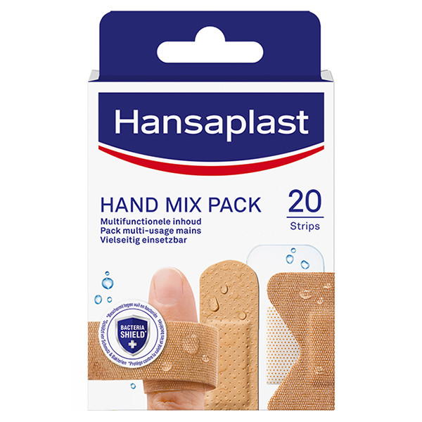 Plasters | Hansaplast Hand Mix Pack | 20-pack SHA00117 - 1