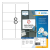 Herma 10312 opaque white A4 removable labels, 99.1mm x 67.7mm (800 labels) 230608 - 1