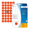 Herma 2252 round red multipurpose labels, Ø 19mm (1,280 labels) 230709 - 1