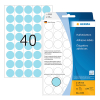 Herma 2253 round blue multipurpose labels, Ø 19mm (1,280 labels) 230706 - 1