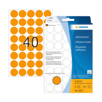 Herma 2254 fluorescent orange marking dots, Ø 19mm (960 labels) 230922