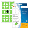 Herma 2255 round green multipurpose labels, Ø 19mm (1,280 labels) 230708 - 1