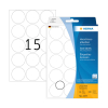 Herma 2277 transparent sealing labels, Ø 32mm (240 labels) 230902 - 1