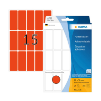Herma 2416 fluorescent red multipurpose labels, 20mm x 50mm (360 labels) 230920