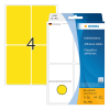 Herma 2491 yellow multifunctional labels, 52mm x 82mm (128 labels) 230693 - 1
