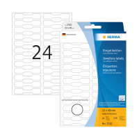 Herma 2510 white ring labels, 10mm x 49mm (576 labels) 230928