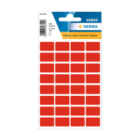 Herma 3642 multifunctional red labels, 12 x 18mm (160 labels) 231021