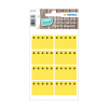 Herma 3771 fluorescent yellow freezer labels, 26mm x 40mm (48 labels) 230938 - 1