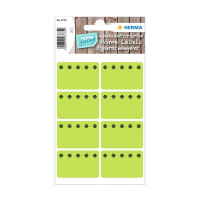 Herma 3775 fluorescent green freezer labels, 26mm x 40mm (48 labels) 230939