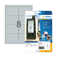 Herma 4114 silver A4 weatherproof foil labels, 99.1 x 67.7mm (200 labels) 231034